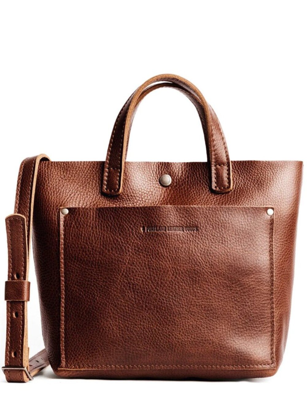 Portland Leather Classic Shoulder Bag – Full‑Grain Leather (Brand New) Classic - Picture 6 of 12